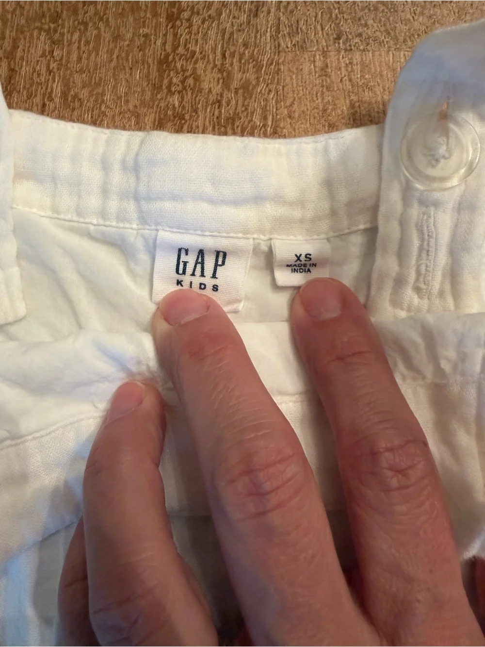 GAP White Gauze Romper Shorts